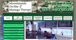 Desktop Screenshot of njmassage.info