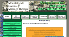 Desktop Screenshot of massage-survey.njmassage.info