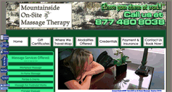 Desktop Screenshot of desk-massage.njmassage.info