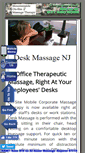 Mobile Screenshot of desk-massage.njmassage.info
