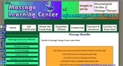 Desktop Screenshot of massage-benefits.njmassage.info