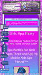 Mobile Screenshot of kids-spa-party-nj.njmassage.info