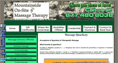Desktop Screenshot of massage-quackery.njmassage.info