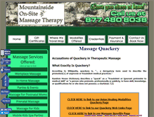 Tablet Screenshot of massage-quackery.njmassage.info