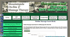 Desktop Screenshot of massage-guest-book.njmassage.info