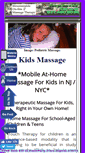 Mobile Screenshot of kids-massage.njmassage.info